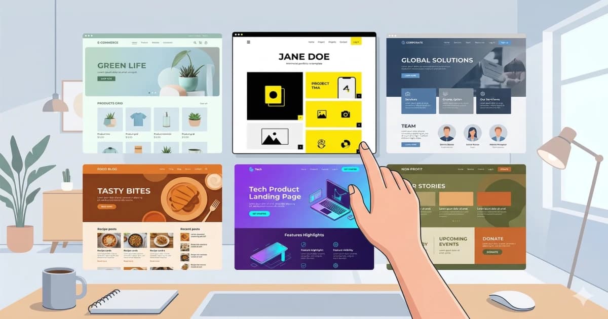 Shopifyの日本語テーマ徹底比較 — 無料2本と有料3本を業種別に選ぶ【2026年版】