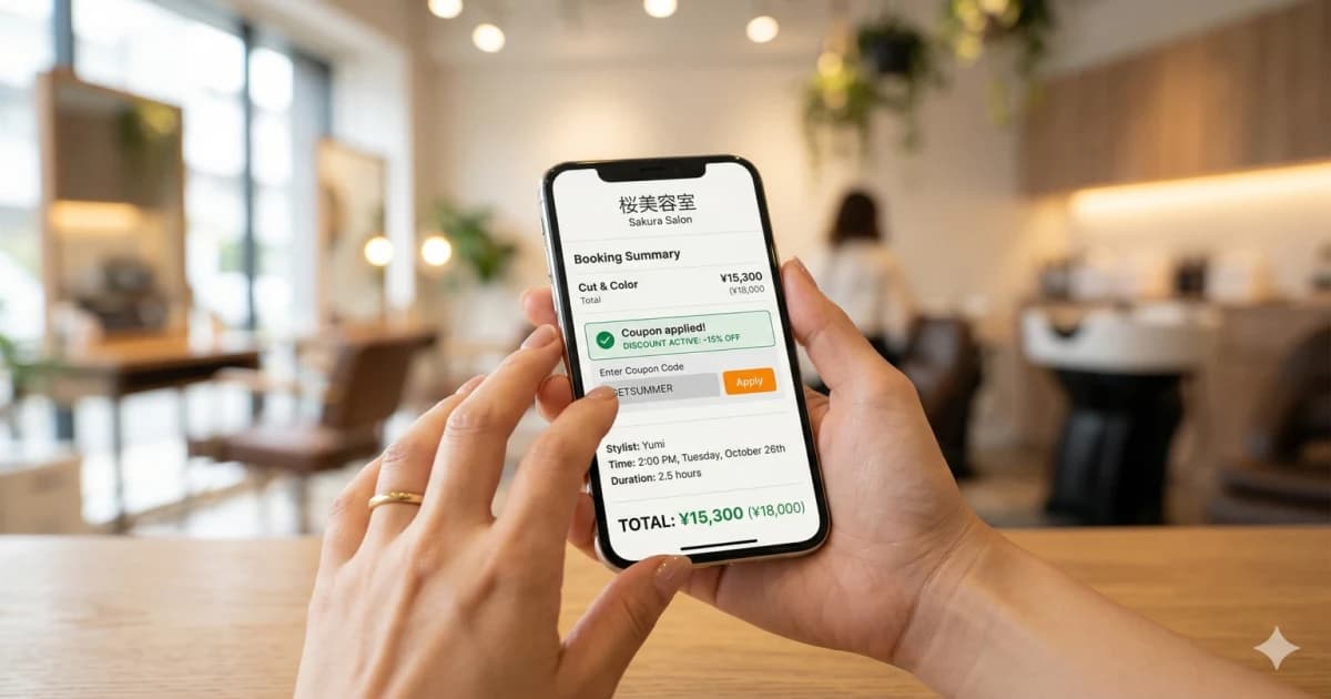 Shopify予約サイトにクーポン・割引コードを設定する方法