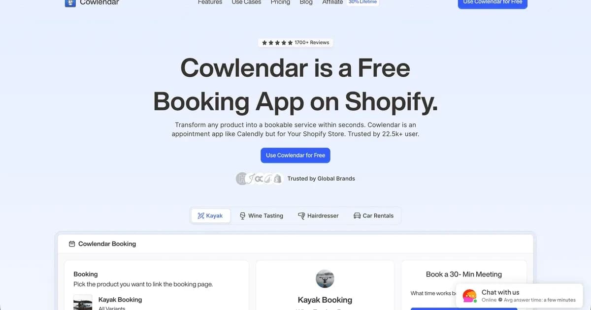 Cowlendar管理画面