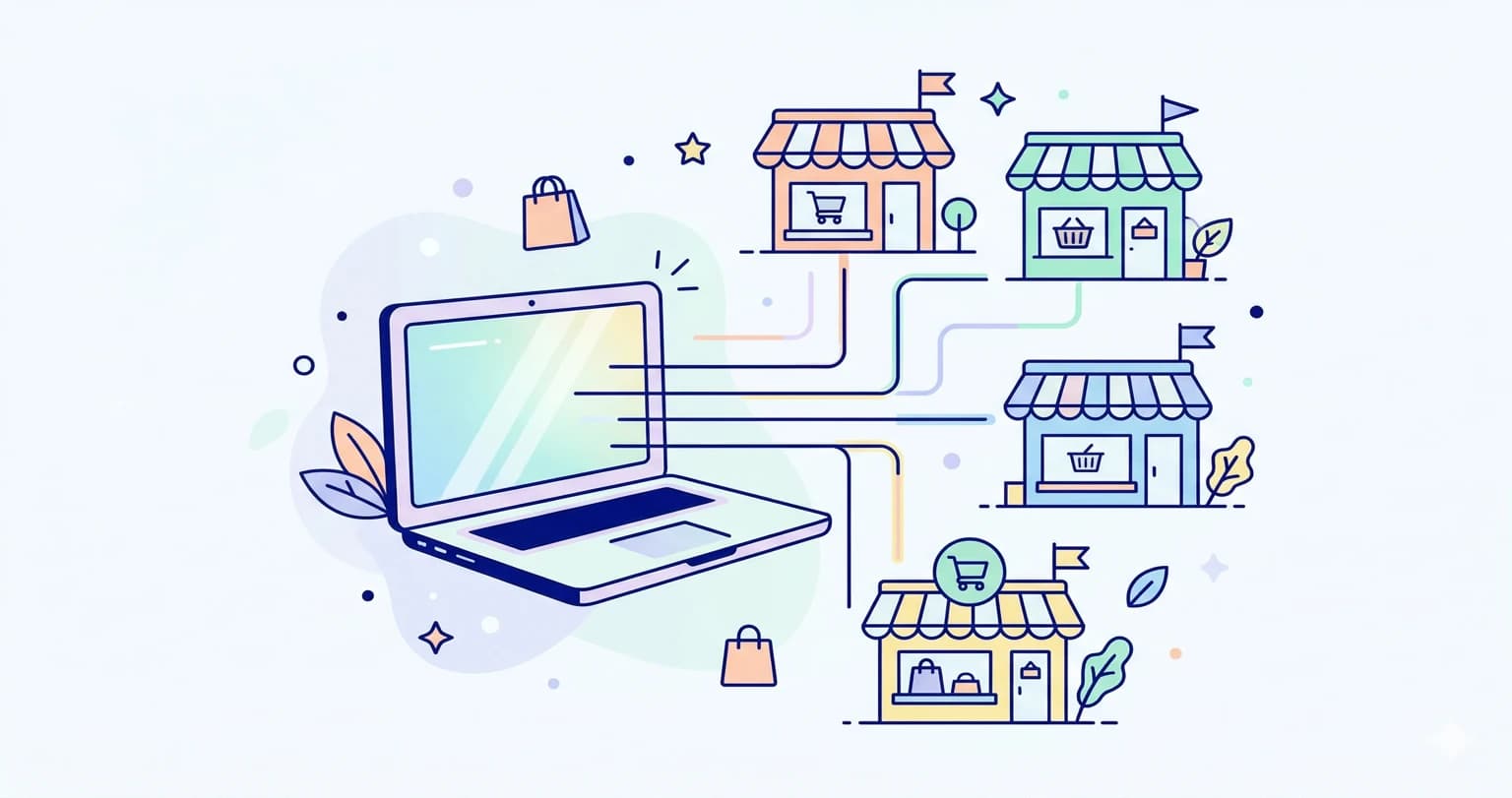 Shopify × Amazon・楽天のマルチチャネル販売 — 1つの管理画面で複数モールを運用する方法