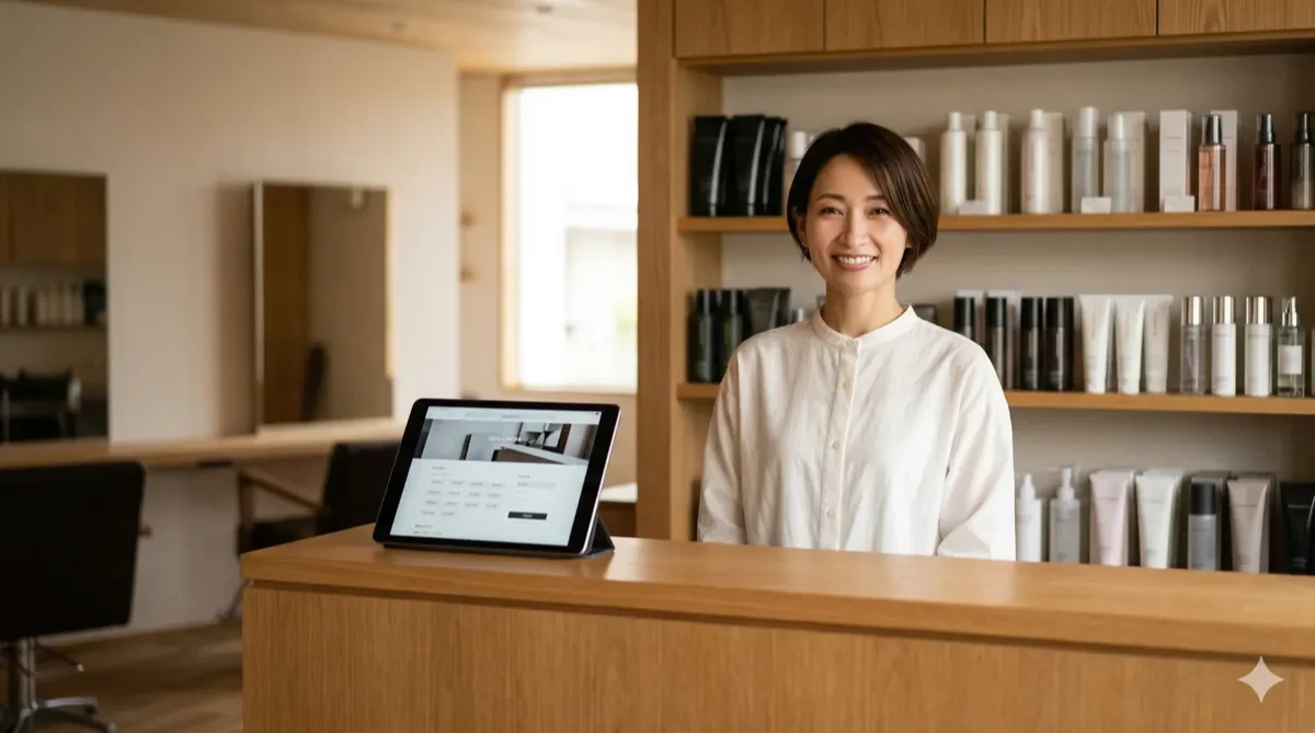 美容室がShopifyで「公式サイト＋EC＋予約」を月額1万円で一元化する方法