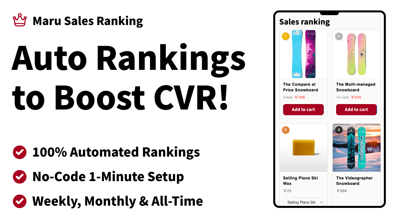 Maru Sales Ranking
