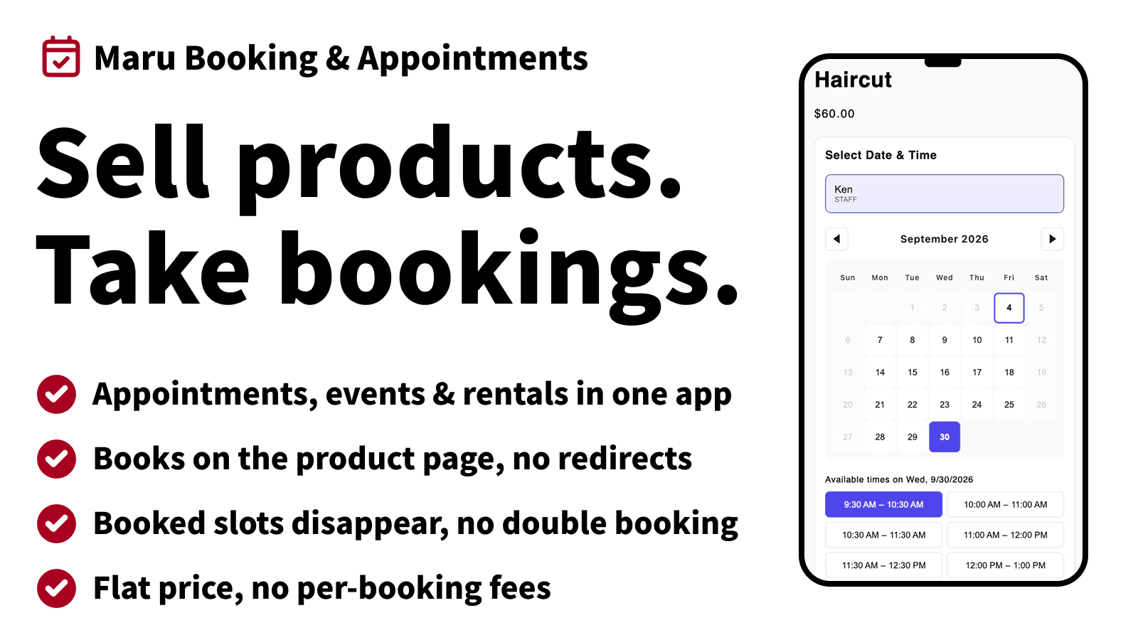 Maru Booking